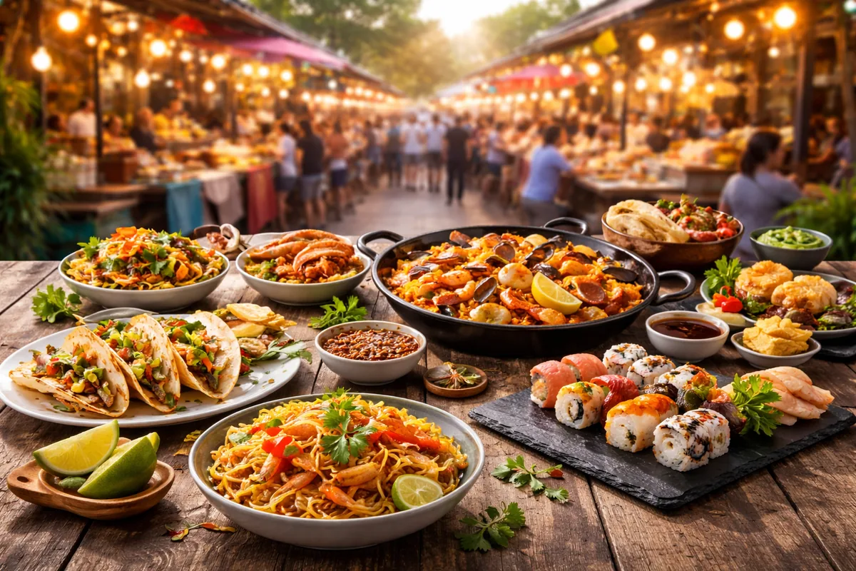 Explorer les tendances gastronomiques du monde en voyage