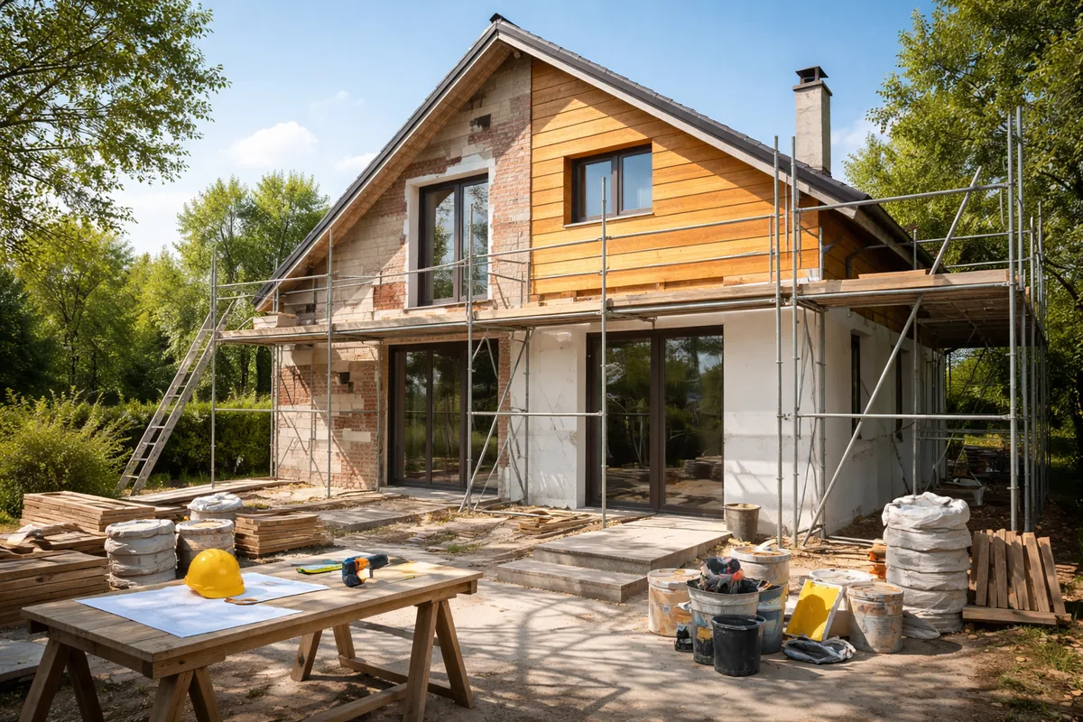Combien coûte la rénovation d'une maison individuelle en moyenne