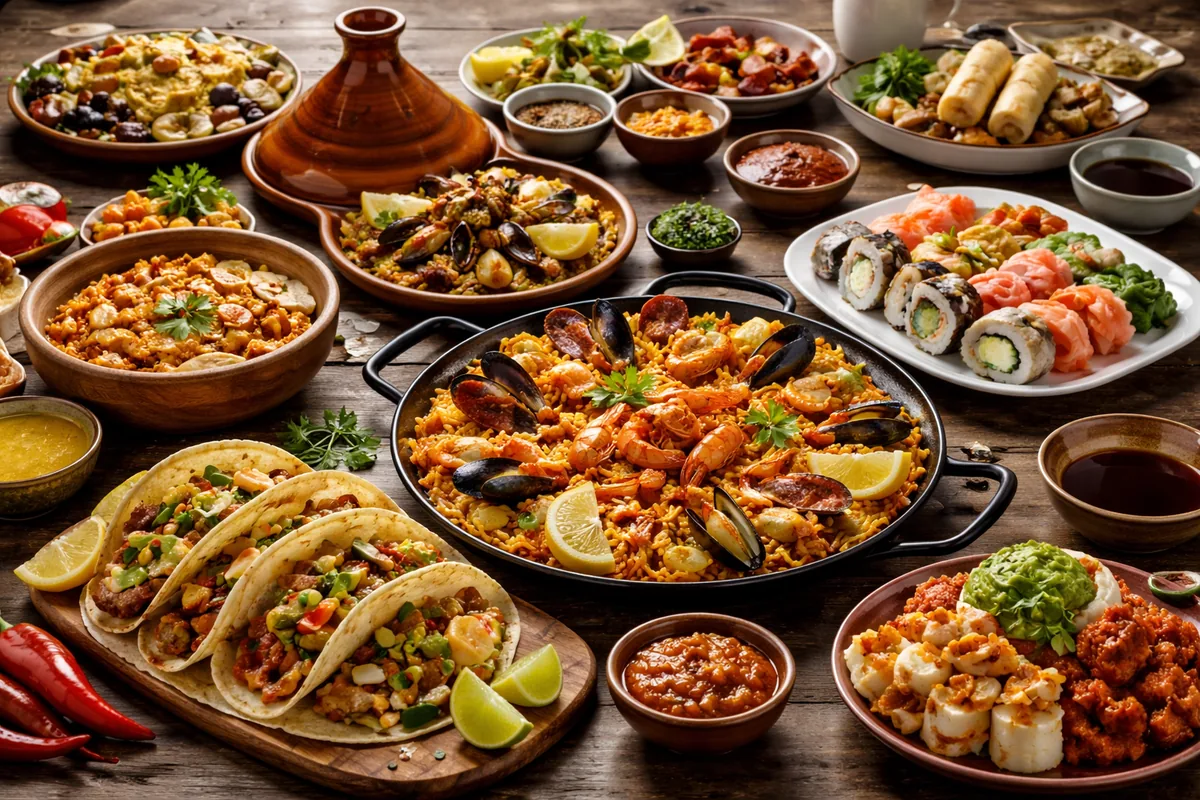 Les saveurs du monde : un voyage culinaire à travers les cuisines traditionnelles